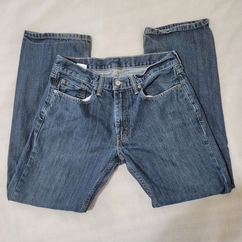 Levis 559 Relaxed Straight Jeans Mens 32x32 Blue Denimβ Medium Wash